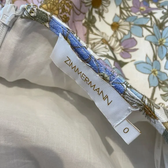Zimmermann Floral Midi Dress - Picture 7 of 8
